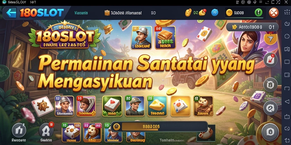 Screenshot gameplay 180SLOT yang menampilkan keseruan permainan slot.