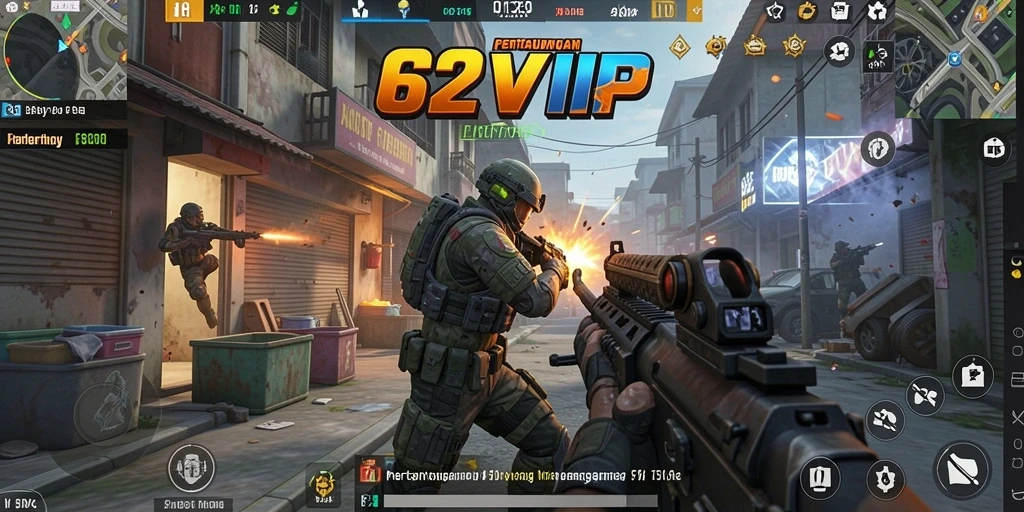 Tampilan aksi mendebarkan dari gameplay <strong>62VIP</strong>