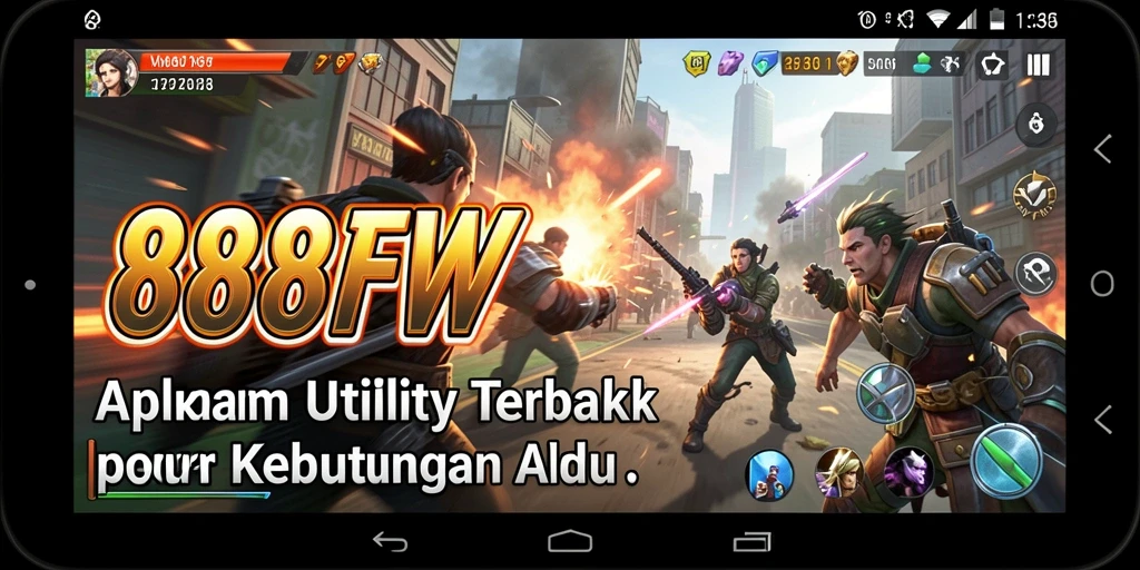 Tampilan antarmuka 888FW yang sederhana dan fungsional.