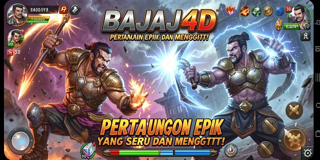 Tampilan menarik dari pertarungan karakter di BAJAJ4D.