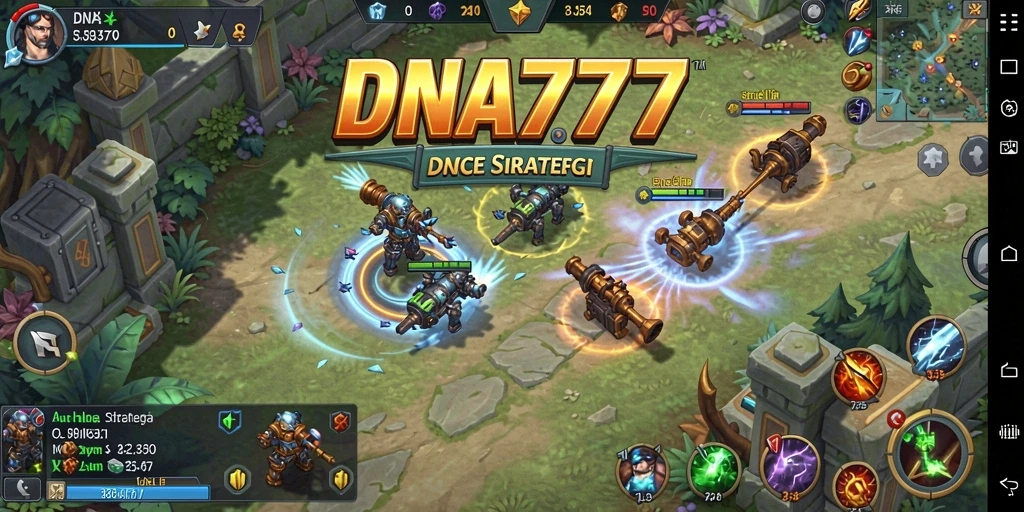 Tampilan gameplay <strong>DNA777</strong> dengan elemen Idle yang menarik.