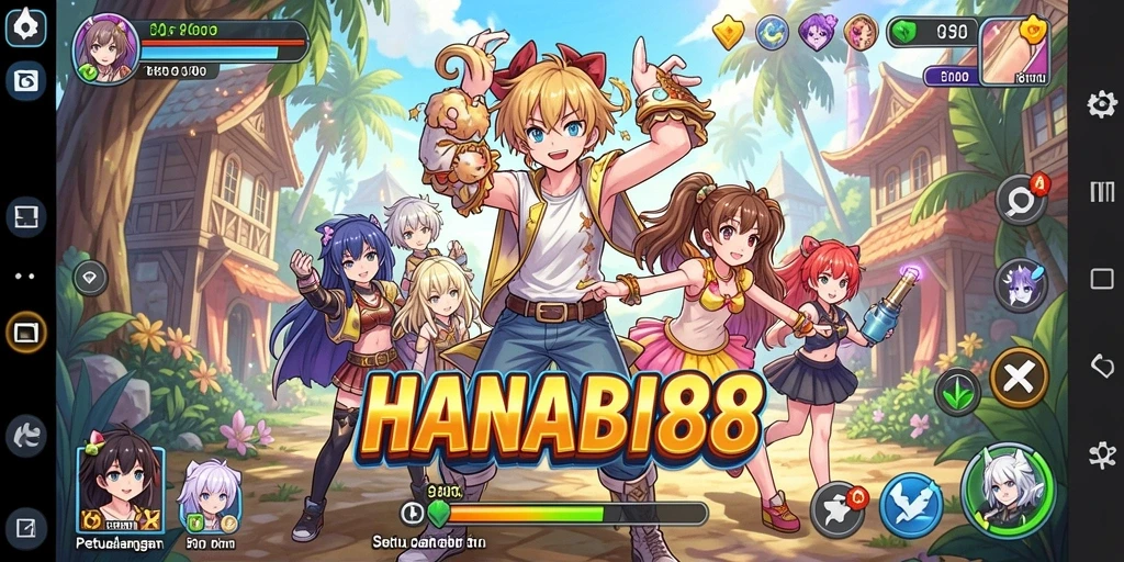 Tampilan menawan dari gameplay HANABI88 yang penuh aksi.