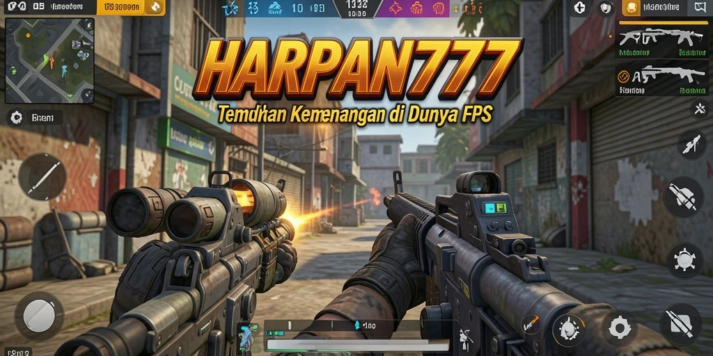 Screenshot menunjukkan aksi seru dalam pertempuran HARAPAN777.