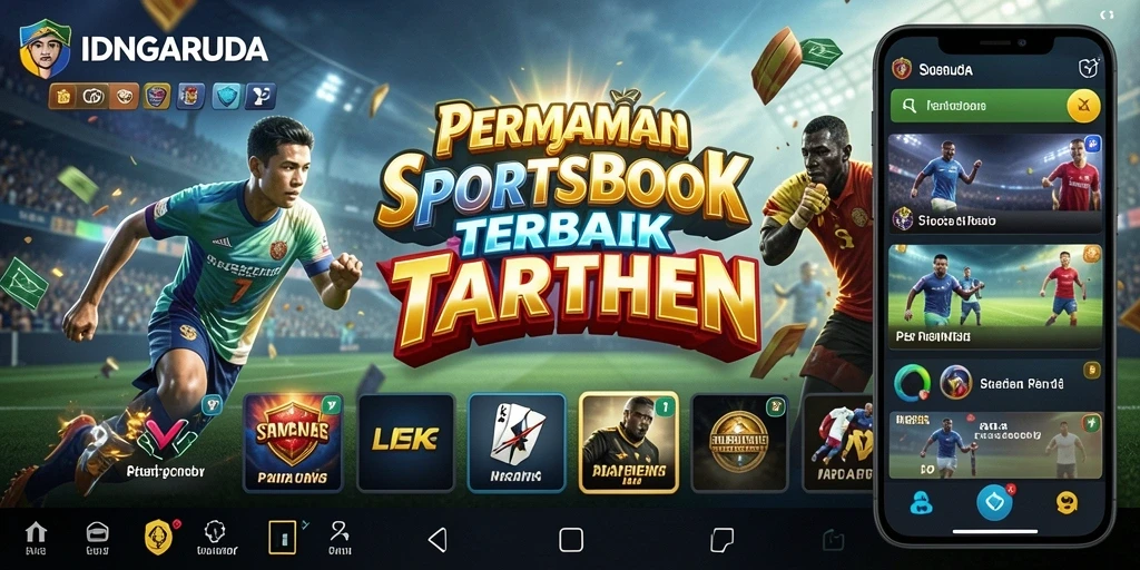 Tampilan utama IDNGARUDA menampilkan berbagai pilihan taruhan olahraga.