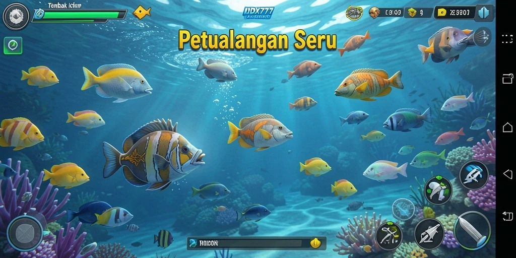 Gameplay seru Tembak Ikan IDX777 yang memikat.