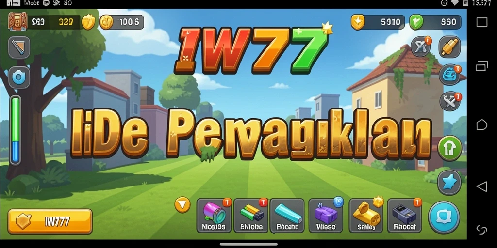 Screenshot gameplay IW777 menampilkan karakter dan lingkungan permainan Idle.