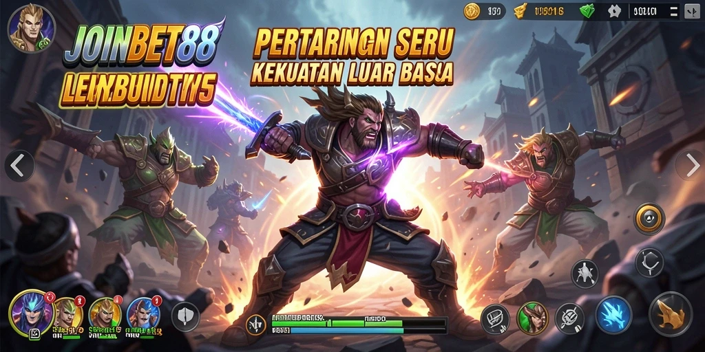 Tangkapan layar dari gameplay <strong>JOINBET88</strong> dengan aksi pertarungan yang intens.