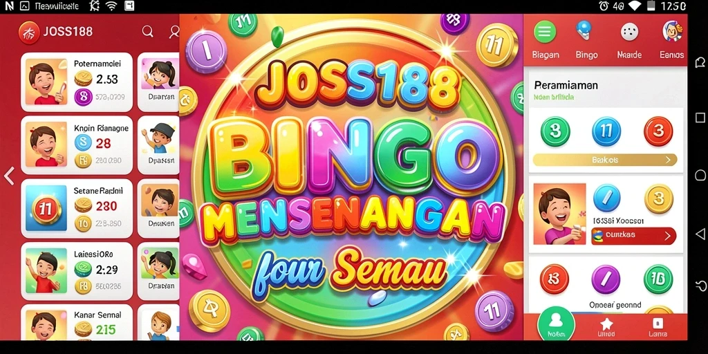 Tampilan menarik dari gameplay Bingo di JOSS188.