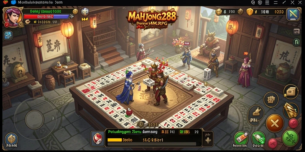 Tampilan gameplay menarik dari MAHJONG288 yang menampilkan pertarungan seru.