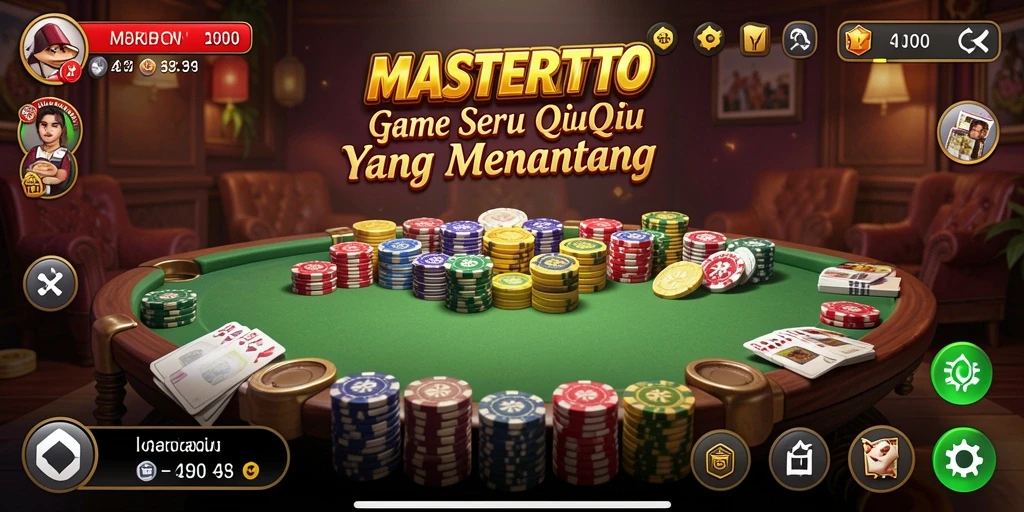 Tampilan gameplay QiuQiu yang menegangkan di MASTERTOTO.
