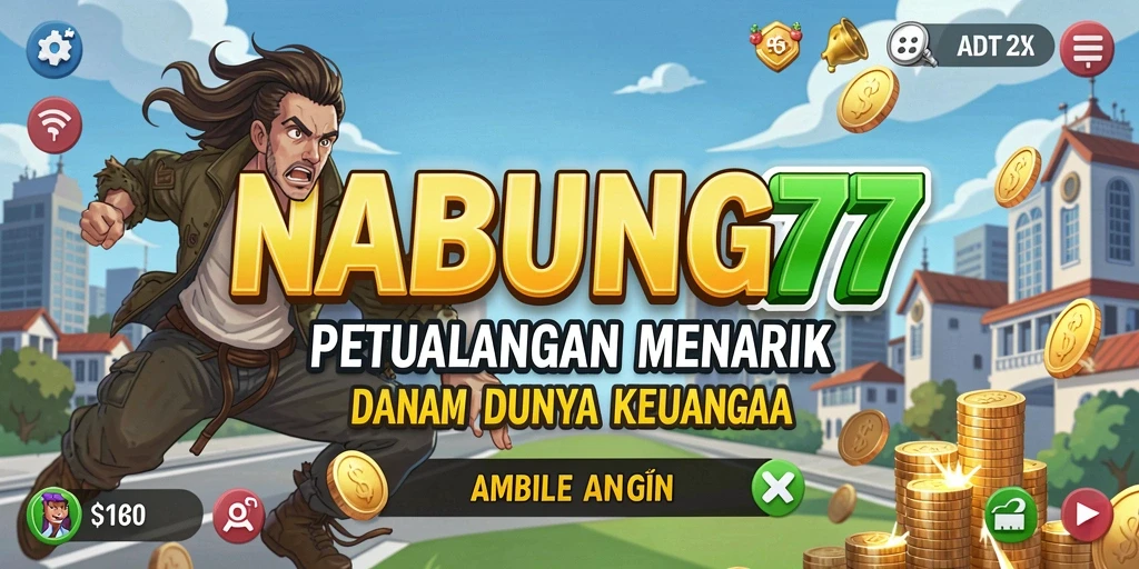 Tangkapan layar gameplay NABUNG77 yang menampilkan petualangan menabung yang seru.