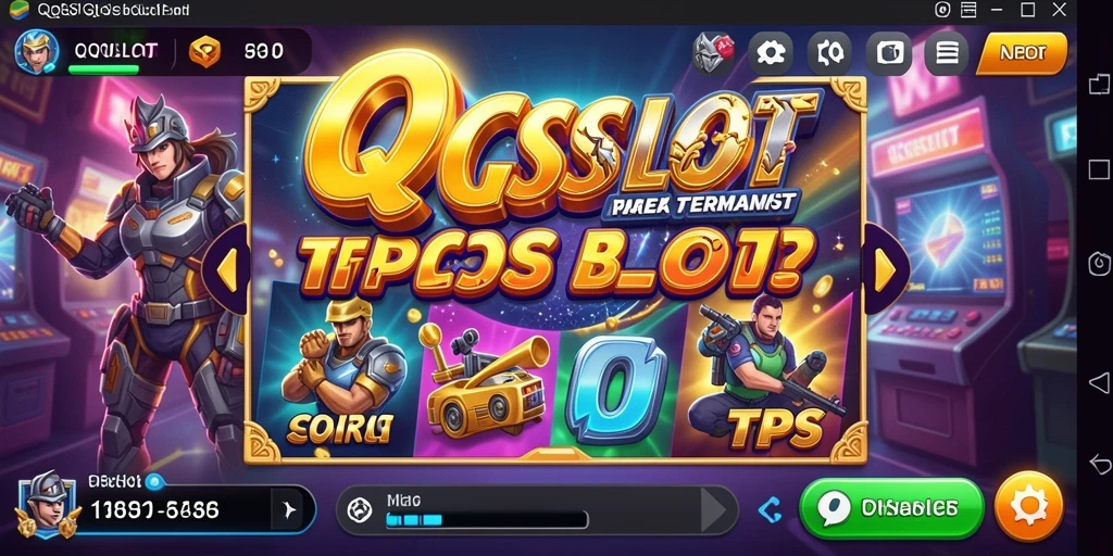 Tampilan gameplay QQSLOT yang menarik dan penuh warna.