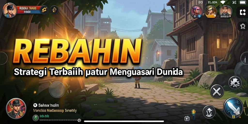 Tampilan gameplay menarik dari REBAHIN dengan strategi mendalam.