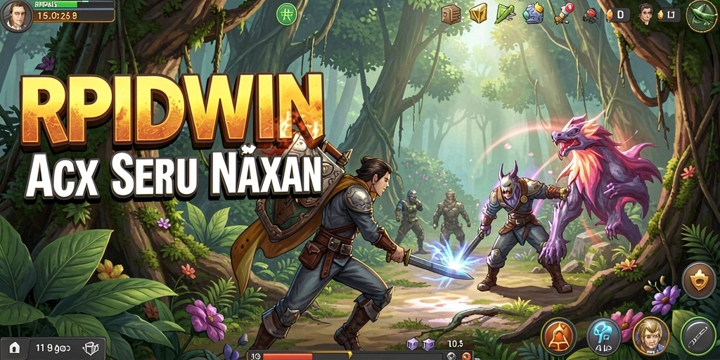 Screenshot utama RPIDWIN menampilkan aksi seru dan gameplay yang menegangkan.