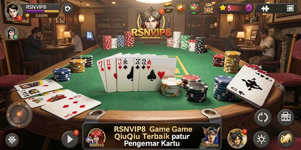 Tampilan gameplay menarik dari RSNVIP8 dengan suasana QiuQiu.