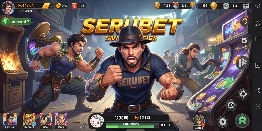 Gameplay seru di SERUBET saat pemain menjelajahi dunia simulasi.