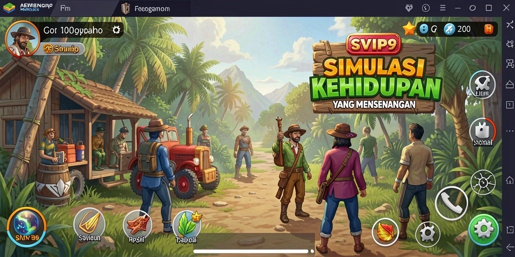 Tampilan gameplay SVIP9 yang memukau dan interaktif.