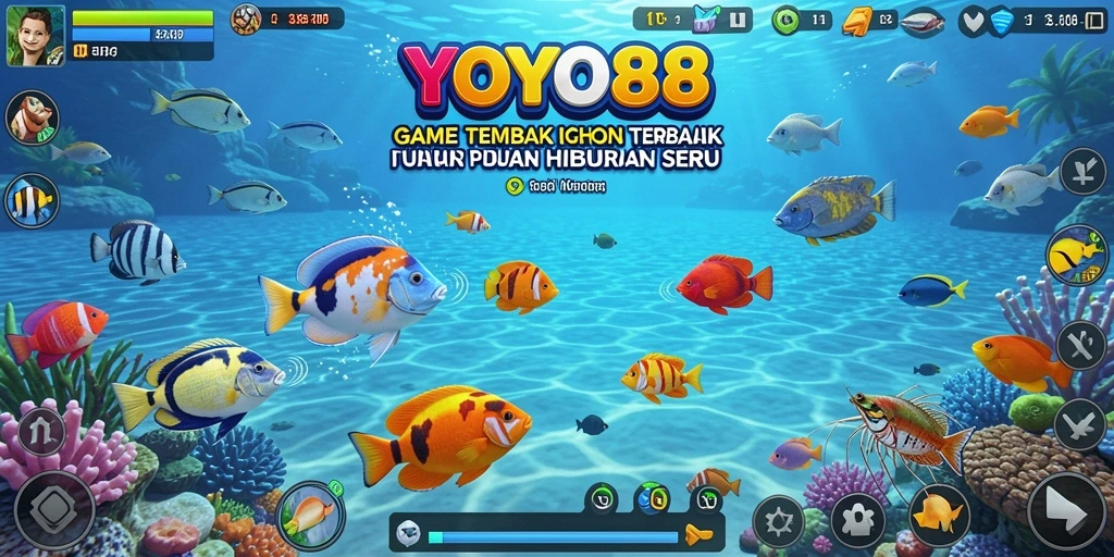 Screenshot gameplay menarik dari YOYO88 tembak ikan.